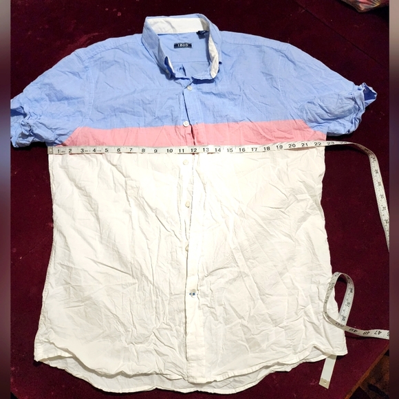 NWOT ... Izod Shortsleeve Button down Casual Shirt - Picture 4 of 7